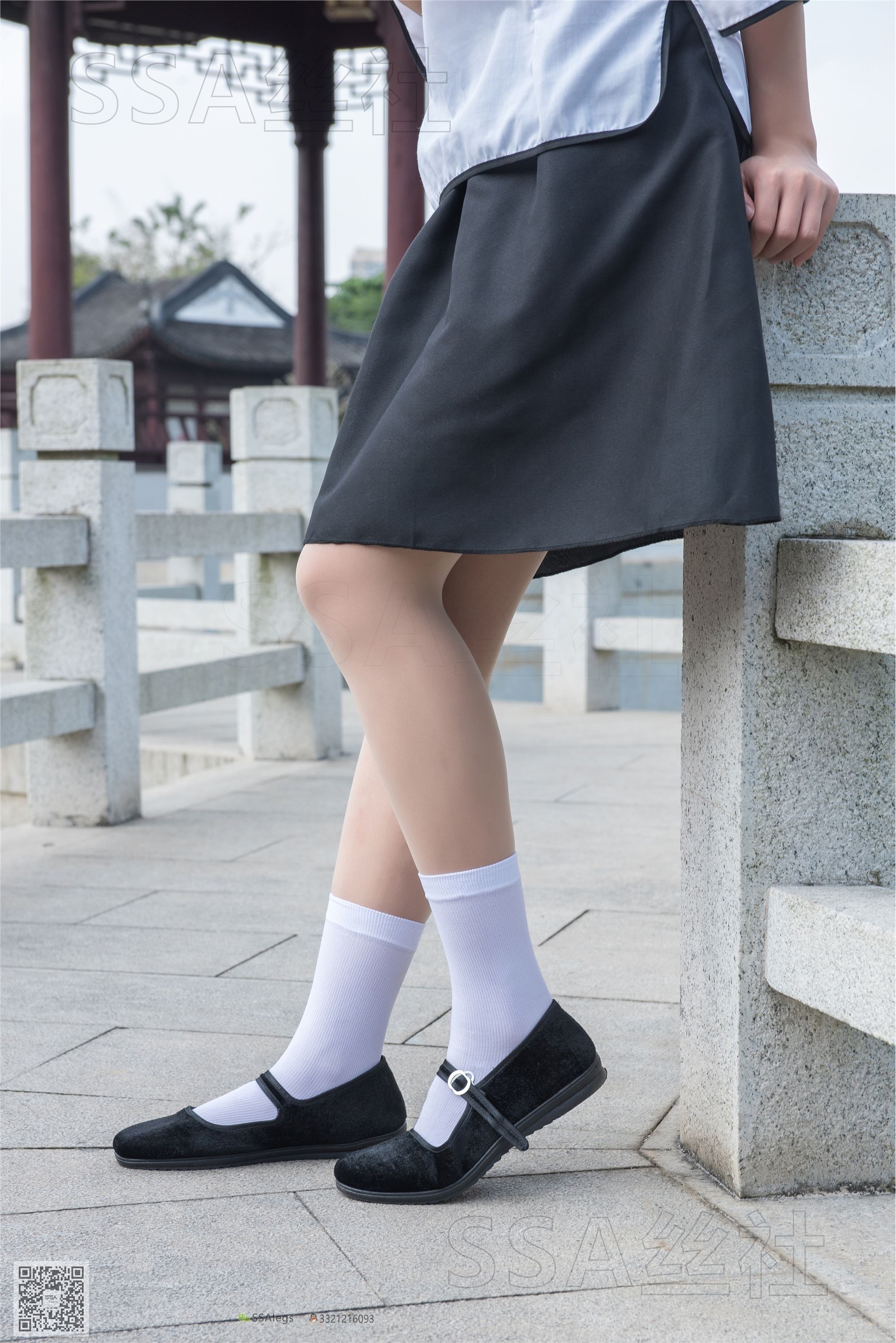 SSA丝社 超清写真 NO.068 君君 民国学妹肉丝白袜